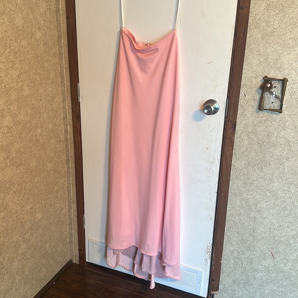 Madison James, Size 0, 2 Piece Pink Prom Dress - Picture 5 of 6